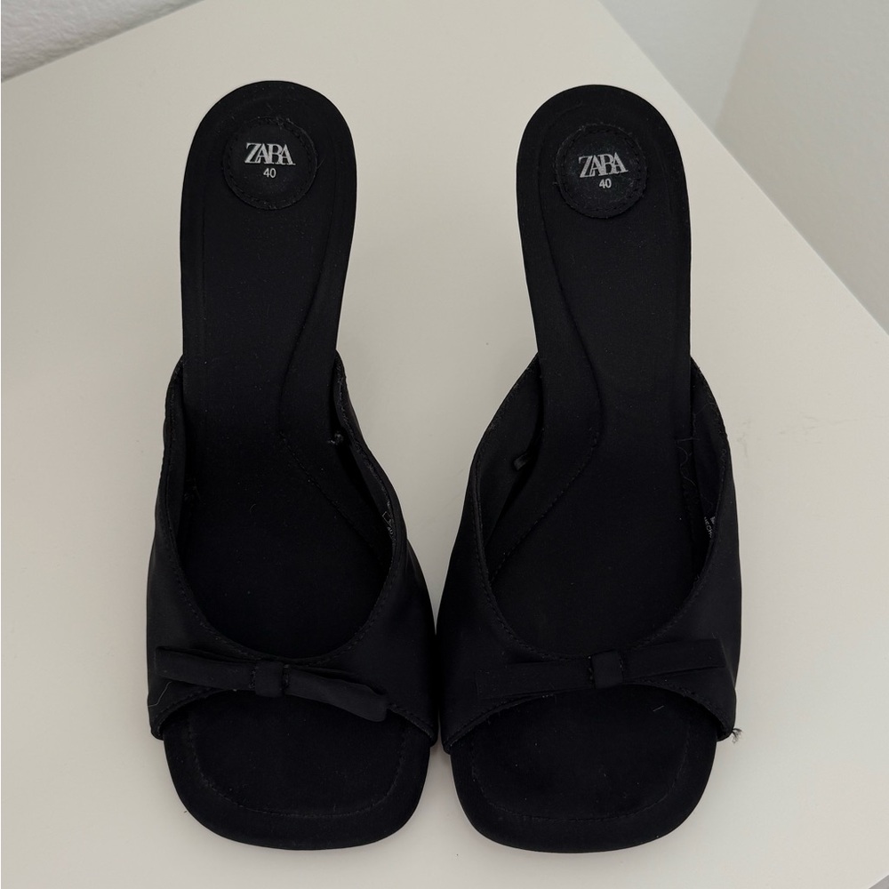 zara black mini heels - Picture 4 of 6